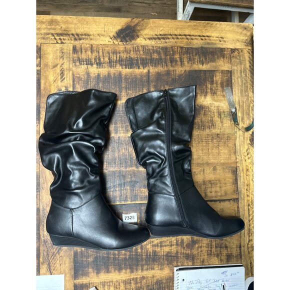 Salon studio 10.5 boots black zip side - Picture 9 of 9